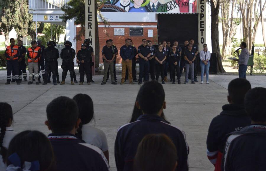 primer simulacro preventivo de seguridad