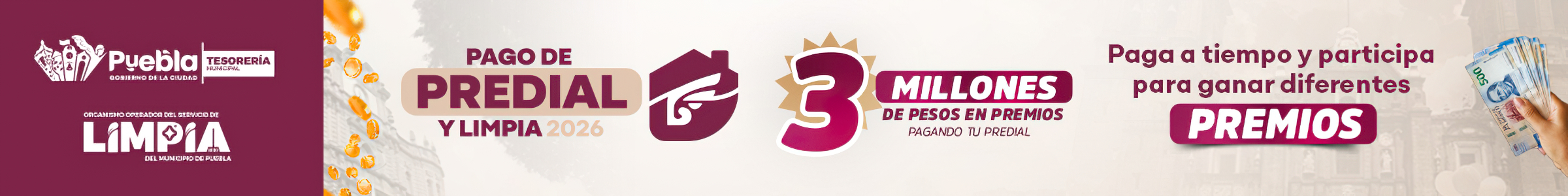 Pago de Servicios de Predial y Limpia