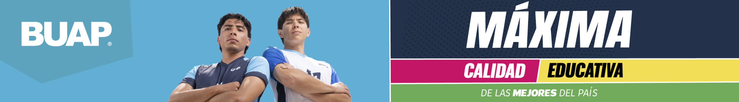 MÁXIMA Calidad BUAP BAnner